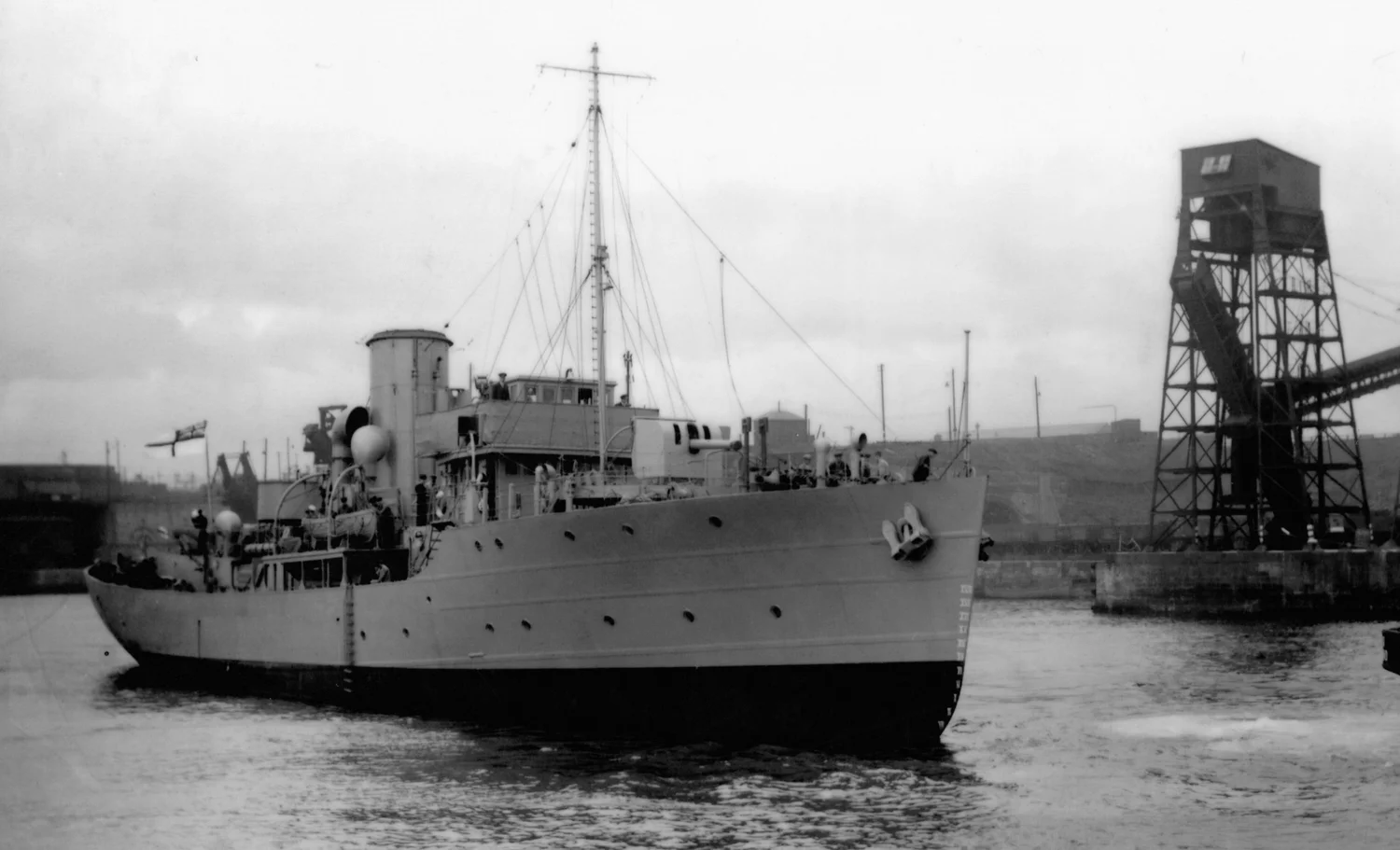 Hollyhock under construction at Sunderland