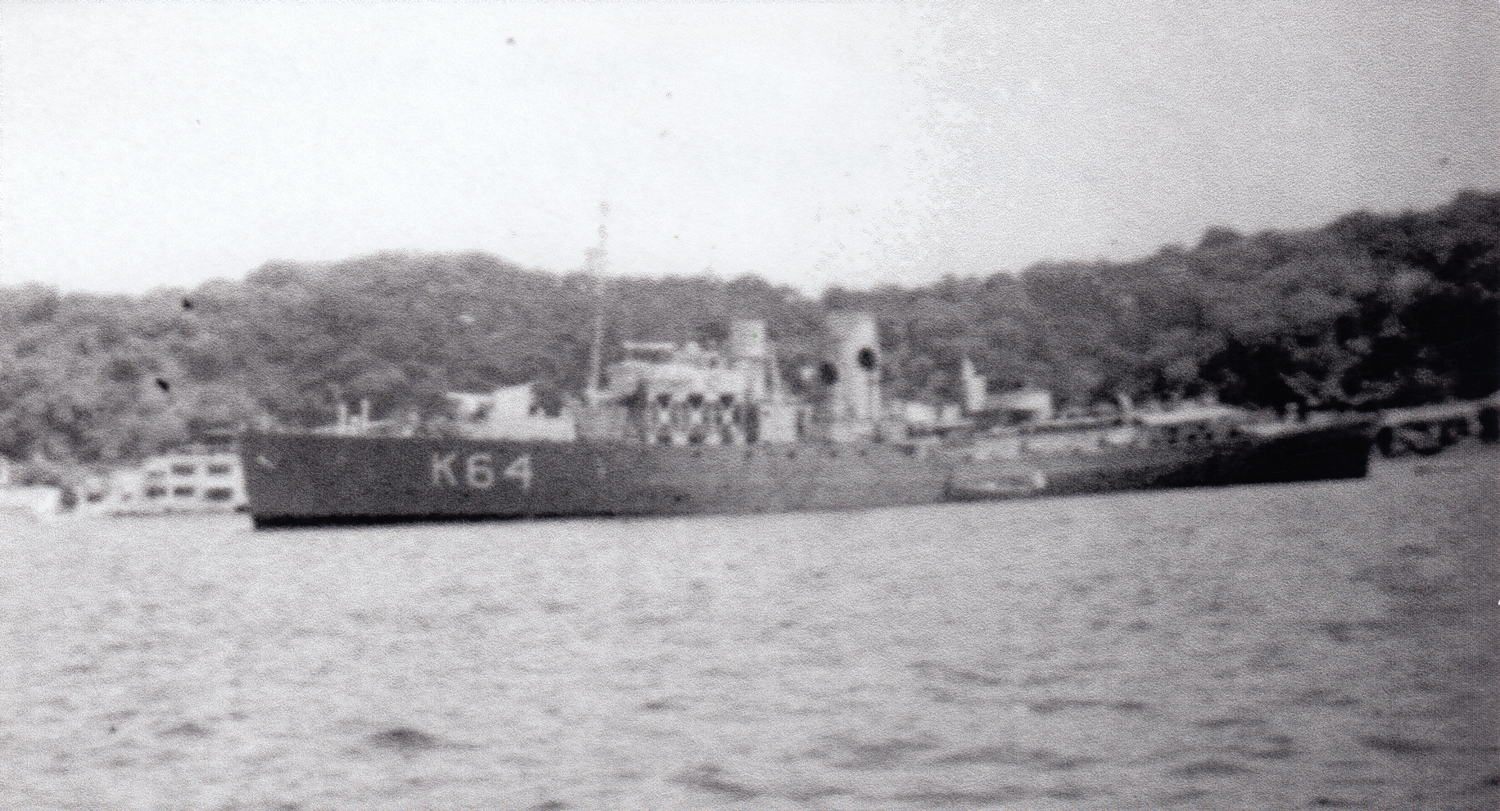 HMS Hollyhock at Trincomalee, March 1942